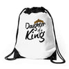 daughter of a king Drawstring Bags