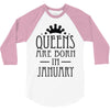queens are born in january (2) 3/4 Sleeve Shirt