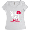 2015 year of the goat mandarin chinese Women's Triblend Scoop T-shirt