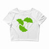 ginkgo leaves Crop Top