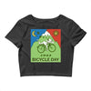 Bicycle Day t-shirt   1943 vintage (albert hofmann lsd) Crop Top