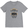 Smart Good Looking Social Worker Doesnt Get Better Than V-Neck Tee