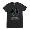 feed me and tell me i'm pretty Ladies Fitted T-Shirt