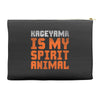 Kageyama is my Spirit Animal Accessory Pouches