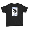 keep left shark Youth Tee