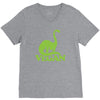 vegan dinosaur best trending V-Neck Tee
