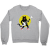 rock cat Crewneck Sweatshirt