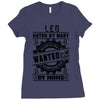 Leo Hated By Many Wanted By Plenty Ladies Fitted T-Shirt