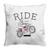 ride and fly high Throw Pillow