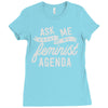 feminist agenda Ladies Fitted T-Shirt