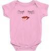 Eyelash And Lips Baby Bodysuit