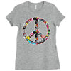 adesivo peace no worries &amp; shocker Ladies Fitted T-Shirt