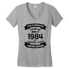 Premium Vintage  1984 Women's V-Neck T-Shirt