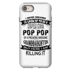 Super Cool Pop Pop Of A Freaking Awesome Granddaughter iPhone 8