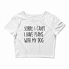 SORRY, I CAN'T. Crop Top