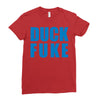 duck fuke Ladies Fitted T-Shirt