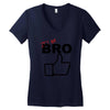 it's ok bro  funny Women's V-Neck T-Shirt