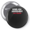 under new management, just married Pin-back button