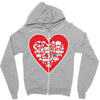 LOVE GAMES Zipper Hoodie