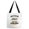 Super Cool Granddaughter Of A Freaking Awesome Pop Pop Tote Bags