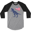 Patriotic T-Rex 3/4 Sleeve Shirt