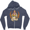 rebel for life Zipper Hoodie
