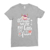 Tough She Be But Little She Is Fierce Ladies Fitted T-Shirt