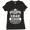 Made In 1942 And Still Awesome Ladies Fitted T-Shirt