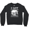99 problems   fishin' solves all of em Crewneck Sweatshirt