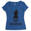 Pineapple Women's Triblend Scoop T-shirt