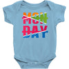 monday crossed out Baby Bodysuit