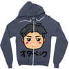 blush Zipper Hoodie