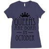 queens are born in october (2) Ladies Fitted T-Shirt