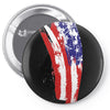 july 4th flag Pin-back button