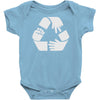 rock paper scissors cycle Baby Onesie