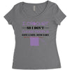 i crochet so i don't choke people save a life, send yarn Women's Triblend Scoop T-shirt