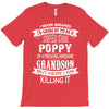 Super Cool Poppy Of A Freaking Awesome Grandson T-Shirt
