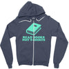 read books not t shirts Zipper Hoodie