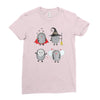halloween hedgehogs Ladies Fitted T-Shirt