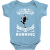 simple man running Baby Bodysuit