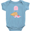ice cream ghost Baby Bodysuit