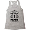 I Am One Blessed Nanny Racerback Tank