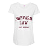 harvard law just kidding   funny Maternity Scoop Neck T-shirt