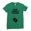 Extra Thankful This Year Ladies Fitted T-Shirt