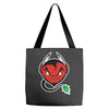 the devil made me brew it Tote Bags