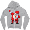 Santa Dabbing Zipper Hoodie