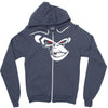 gorilla angry Zipper Hoodie
