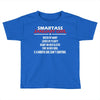 Smartass January Girl Toddler T-shirt