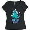 reptar on ice Women's Triblend Scoop T-shirt