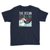 the ocean is calling Youth Tee
